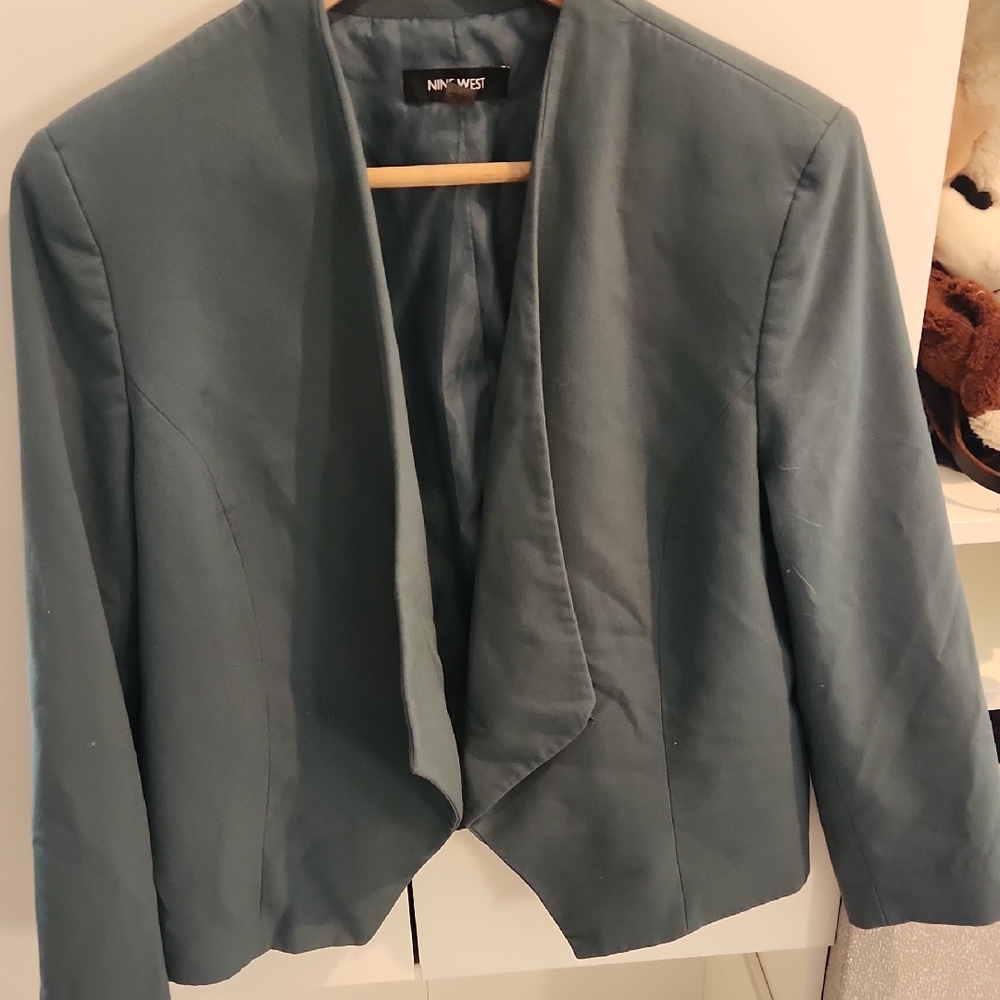 Nine West Women's Teal Blazer